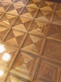 Dining Room Table Parquet Top 