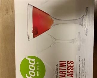food network martini glasses
