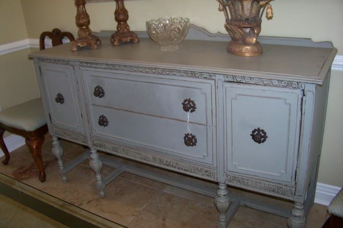 1930's painted sideboard