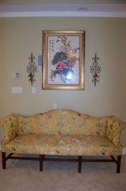 Gorgeous Chinese Chippendale sofa