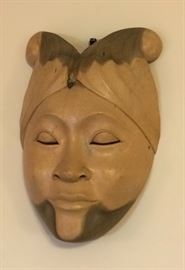 carved wood mask