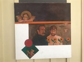 Hugo Niehaus original large painting acrylic on canvas