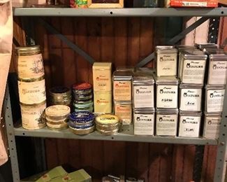  Several vintage pipe tobacco tins  