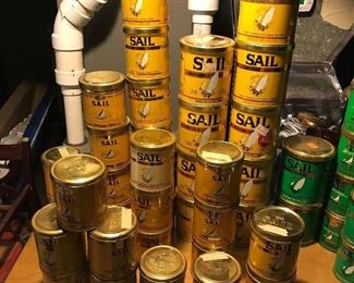  Assorted  vintage  Sail Tobacco tins
