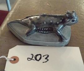 pottery horned toad
