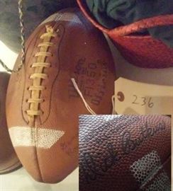 Dick Butkus vintage Wilson football
