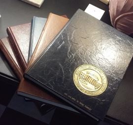 LOT of 5 old SMU mustang yearbooks 70s 80s