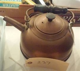 old copper teakettle