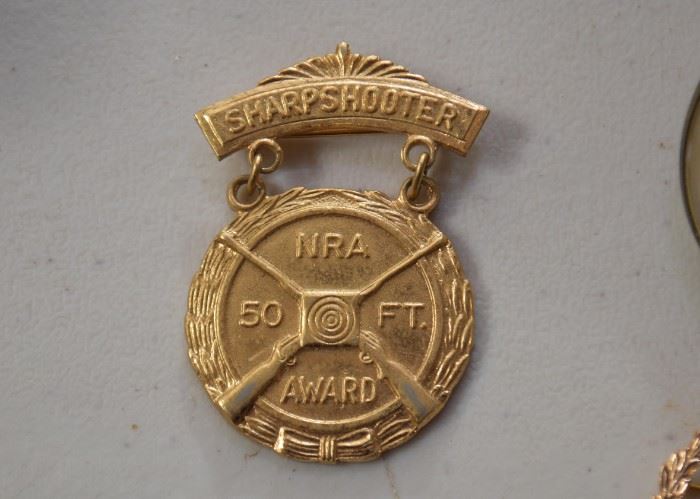 NRA Sharpshooter Award Pin