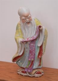 Chinese Porcelain Statue / Figure (Approx. 12" H)
