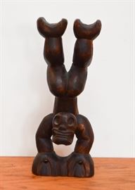 African Wood Carving (Approx. 11.75" H)