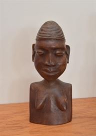 African Wood Carving / Statue / Sculpture (Approx. 7.5" H)