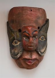 Mask / Wall Hanging (Approx. 11" H)