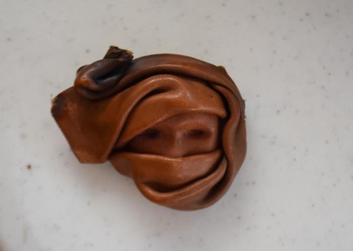Leather Brooch
