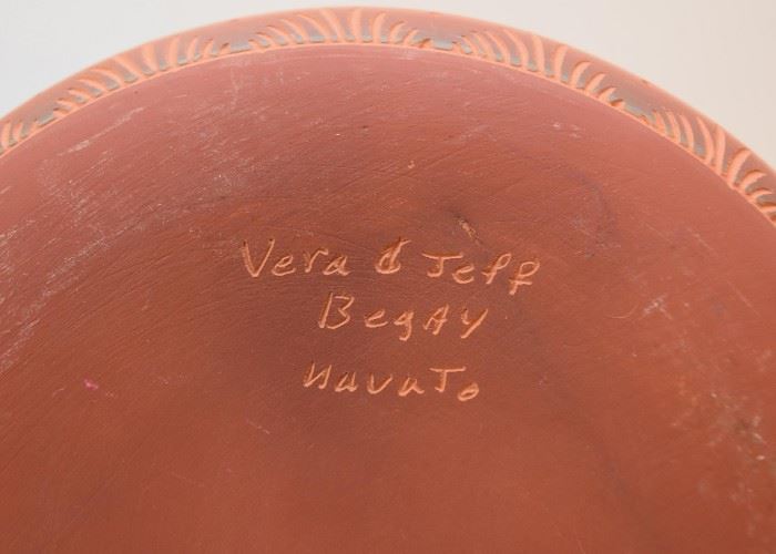 Navajo / Native American Wedding Vase, Signed