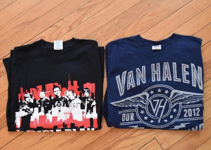 Concert T-Shirts / Tees (Van Halen Tee is SOLD)