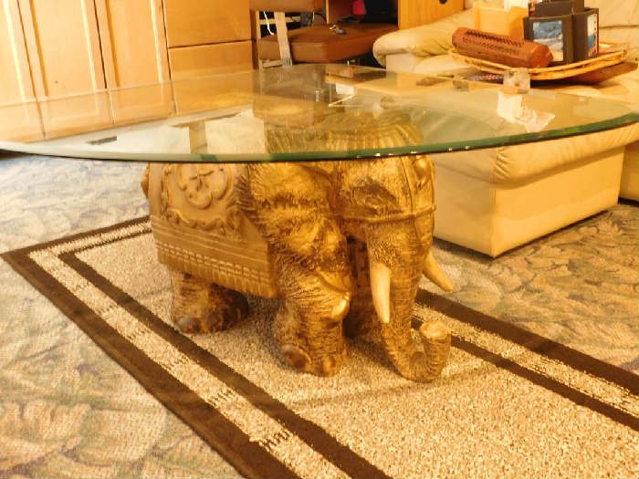 elephant coffee table