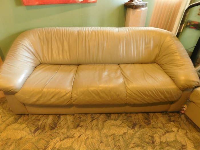 leather sofa