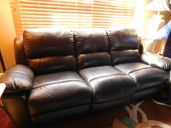 leather sofa
