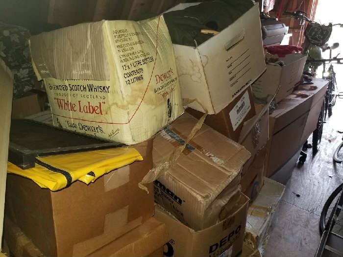 Packed garage