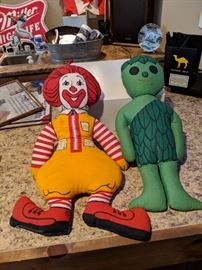Ronald McDonald and The Green Giant