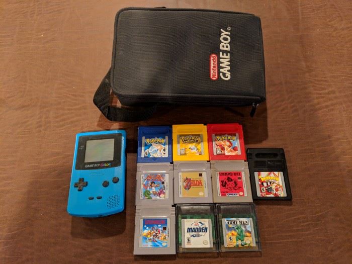 Game Boy color and game boy games