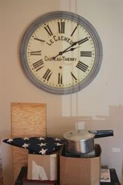 Wall Clock and Kitchenware