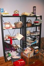 Shelving and Assorted Household Items