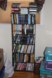 Shelving and DVDs and more .....