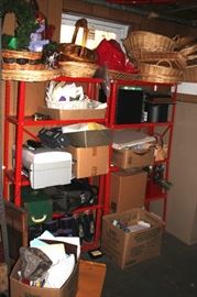 Assorted Baskets and Household Items
