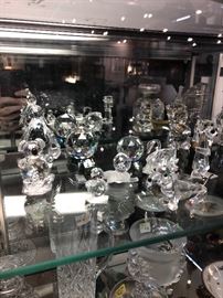 Swarovski Animal Figurines.  Koala Duck Dog Bear Swan