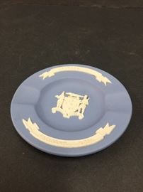 Blue Wedgewood Jasper ware ashtray