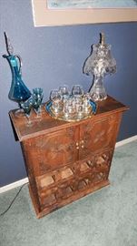 HAND CARVED BAR FROM MEXICO