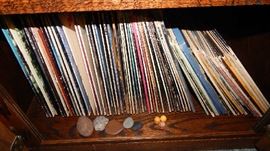 SMALL COLLECTION OF OLD ROCK N ROLL, CLASSICAL MUSIC.