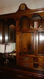 VINTAGE PINE DRESSER WITH TOP PIECE