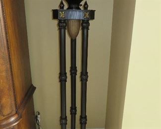 4 COLUMN TORCHIERE UPLIGHT LAMP There is a pair.  (Only one in photo)
