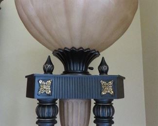 4 COLUMN TORCHIERE UPLIGHT LAMP

