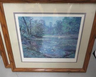 SUMMER POND
CHARLES VICKERY signed & numbered
