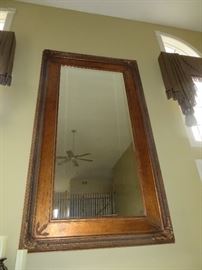 LARGE MIRROR IN ORNATE FRAME
 APPROXIMATELY 54"  x   95"
