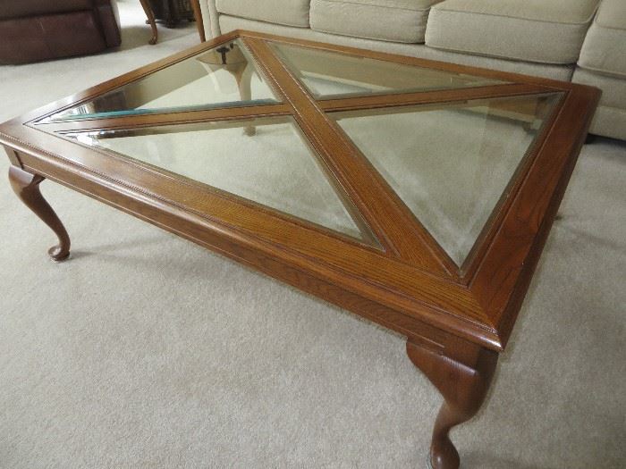 GLASS TOP COFFEE TABLE  THOMASVILLE FURNITURE COMPANY
