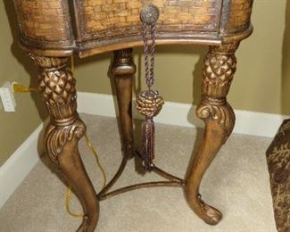 REGENCY STYLE 3 LEGGED SIDE TABLE