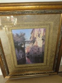 VENETIAN BACKWATER
FRAMED AND MATTED PRINT

