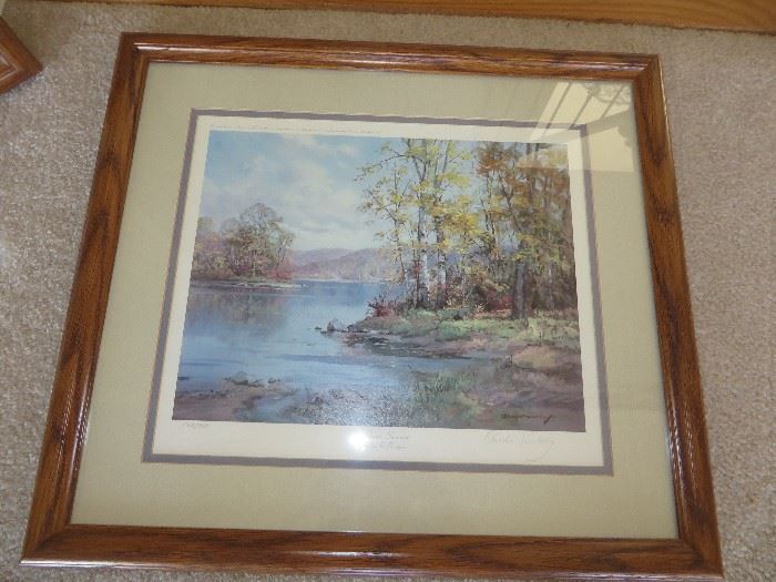 AUTUMN REFLECTION
CHARLES VICKERY signed & numbered

