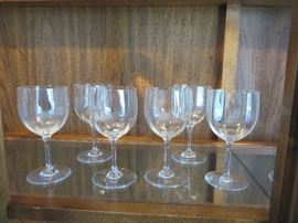 BACCARAT MONTAIGNE OPTIC WHITE WINE (set of 6)