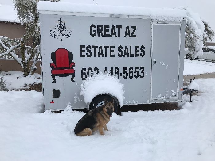 One snowy day in Scottsdale, Arizona, February 22, 2019. 