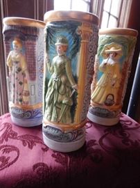 1973 BUDWEISER GIRLS - 4 TANKARDS