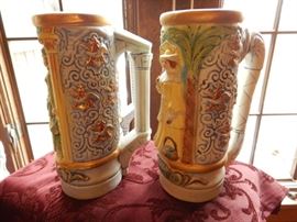 1973 BUDWEISER GIRLS - 4 TANKARDS