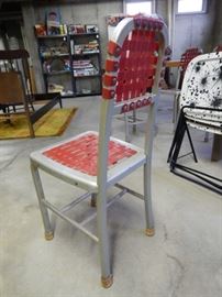 SET OF 4 ALUMINUM CHAIRS