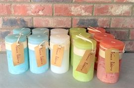 Vance Kitira Timber pillar candles