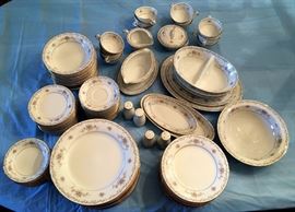 Noritake Barton 6305 Japan.  1962 - 1970. 14 7-Piece Place Settings & 15 Serving Pieces. 